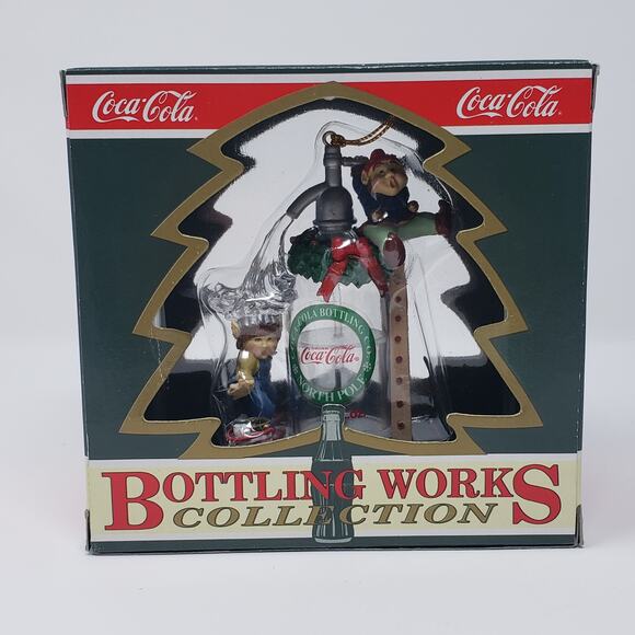 Coca Cola Bottling Works Collection Seltzer Surprise Christmas Holiday Ornament - Picture 1 of 10